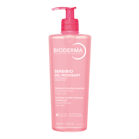Bioderma Sensibio Gel moussant 500ml – Obrázok 2